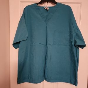 Turquoise Scrub Top